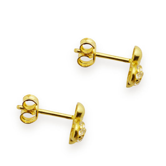 Златни обици на винт