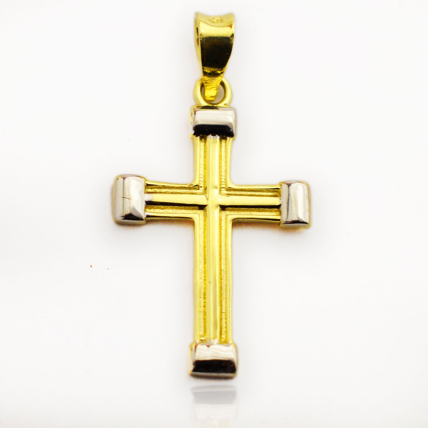Gold pendant - Cross (2.5cm)