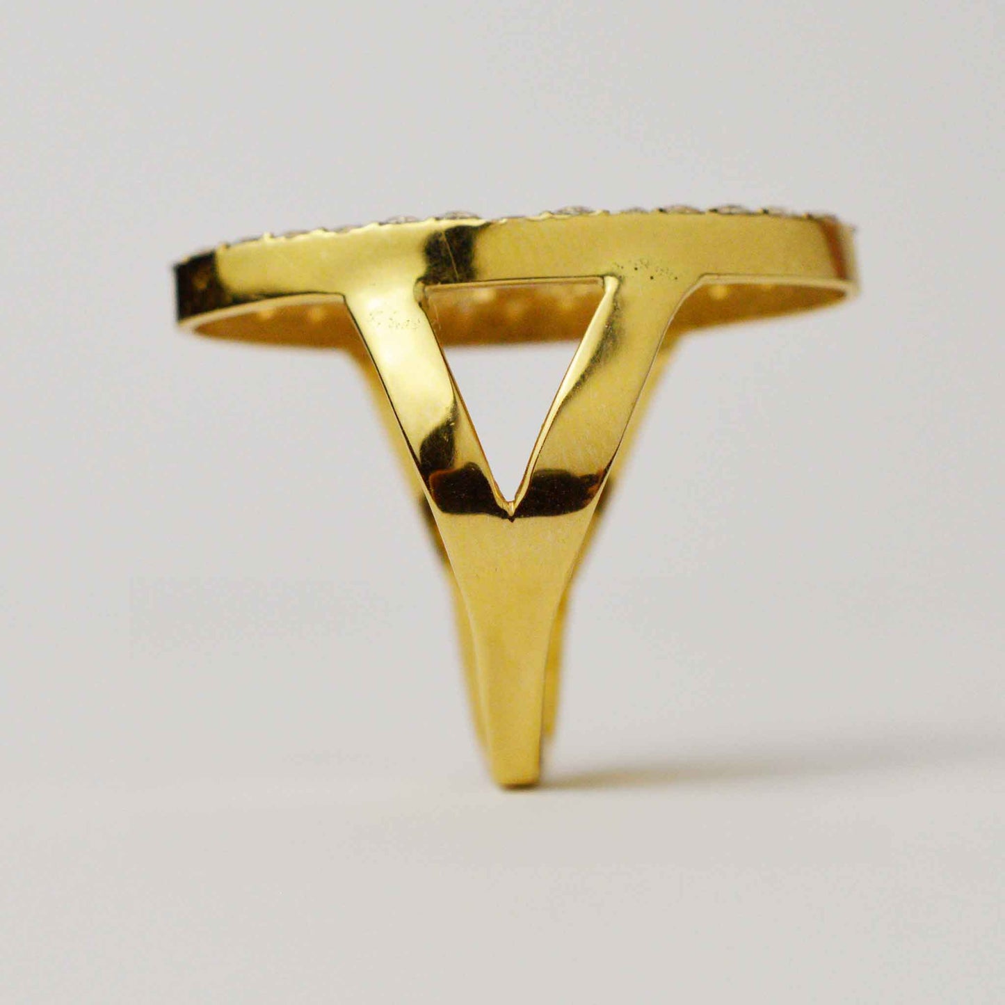 Solid Bulgarian yellow gold ring