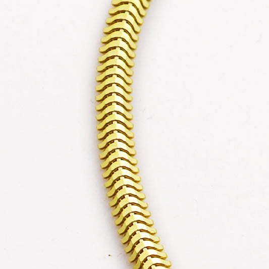 Златна плоска гривна - Тондо