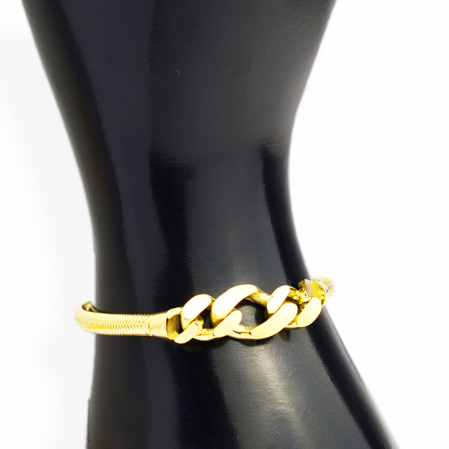 Gold elastic bracelet