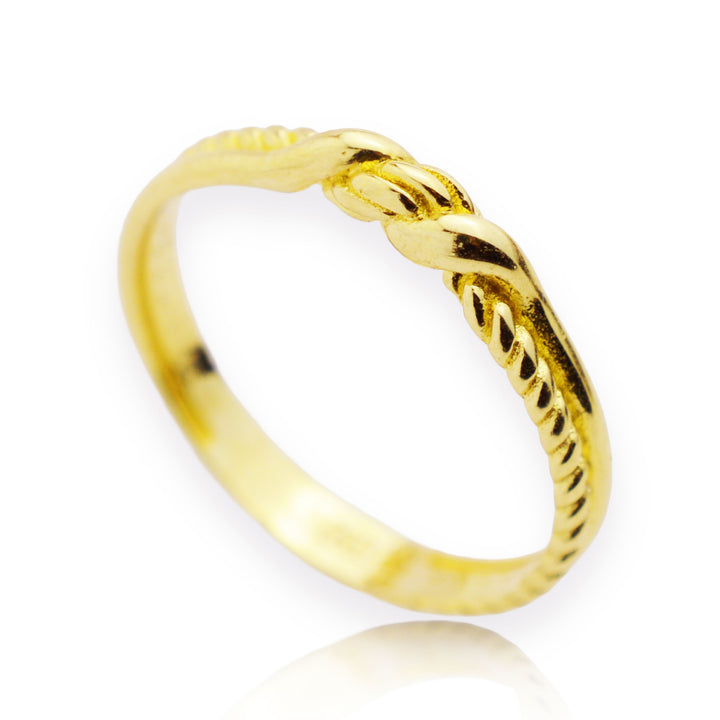 Дамски златен пръстен 14К – жълто злато, 1.93 г