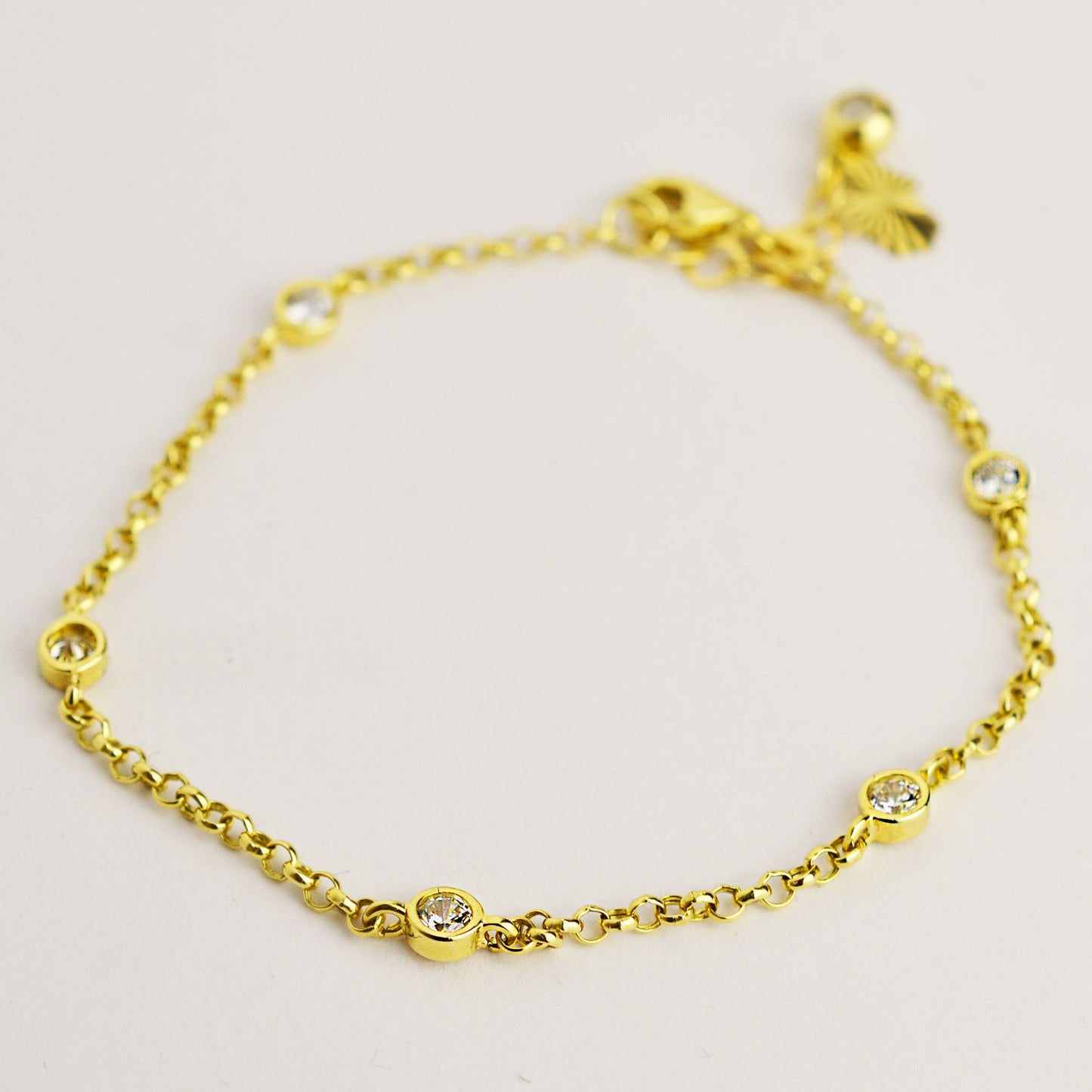 Yellow gold bracelet