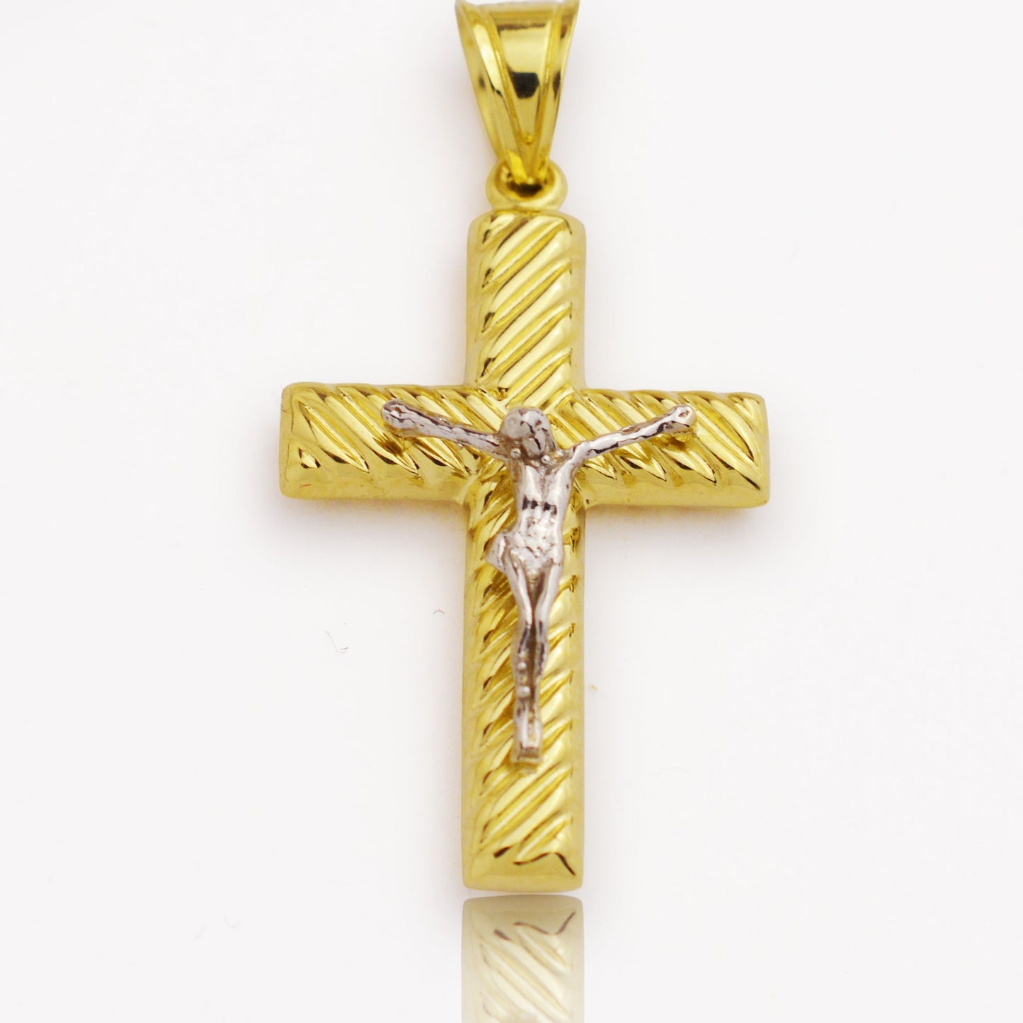 Златна висулка - Кръст (3см)