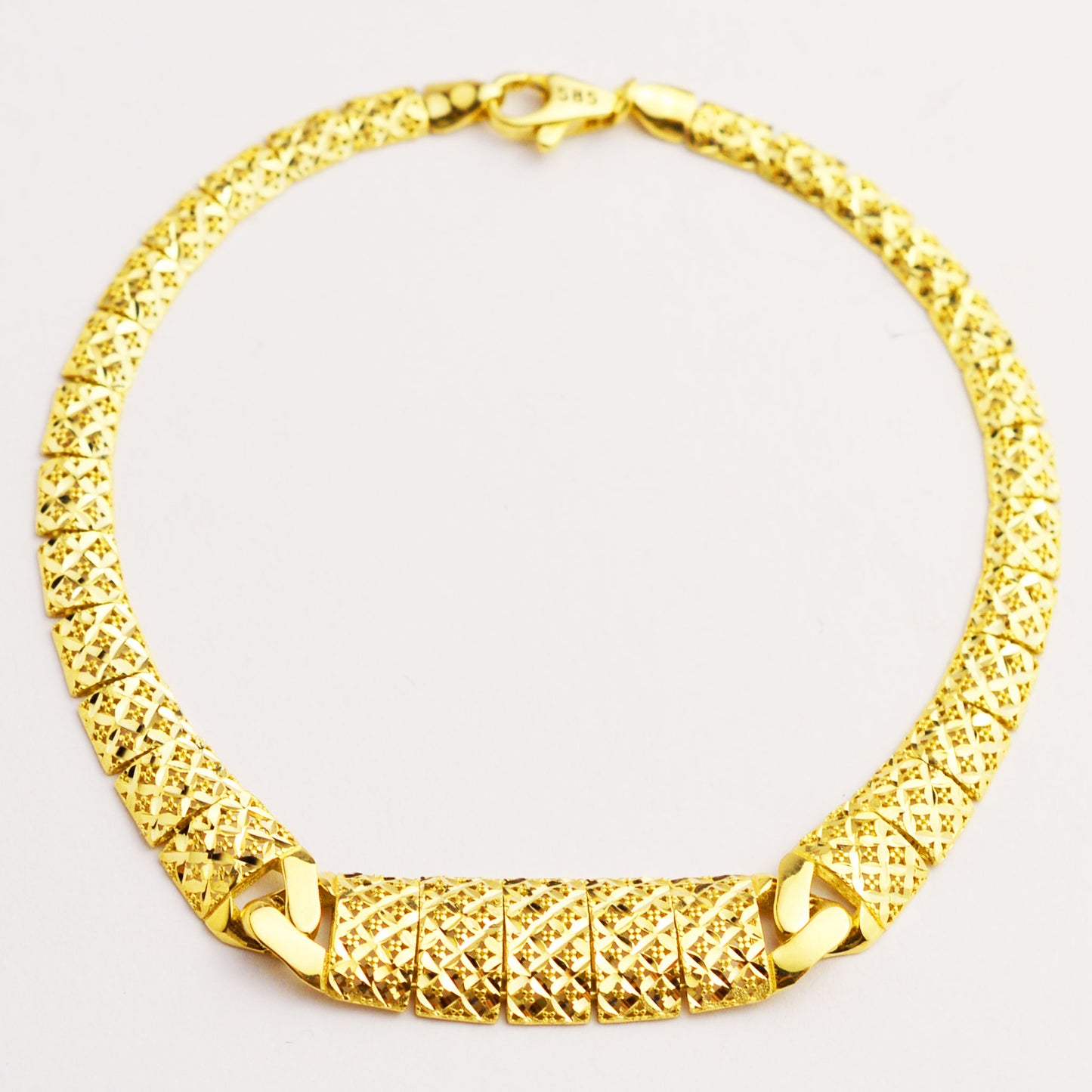 Women's yellow gold bracelet