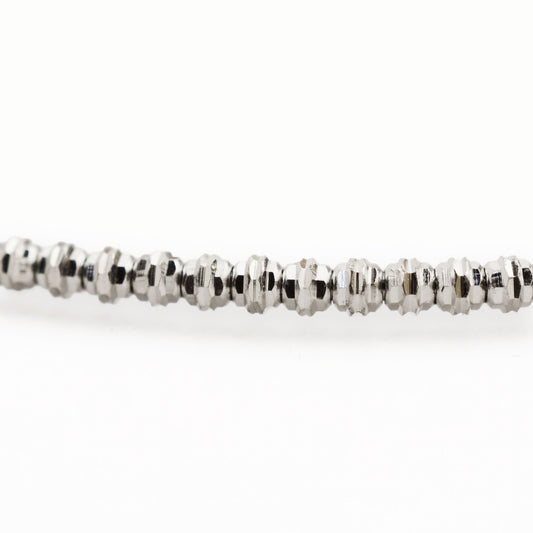 Златна италианска гривна от бяло злато - Yaniko Gold