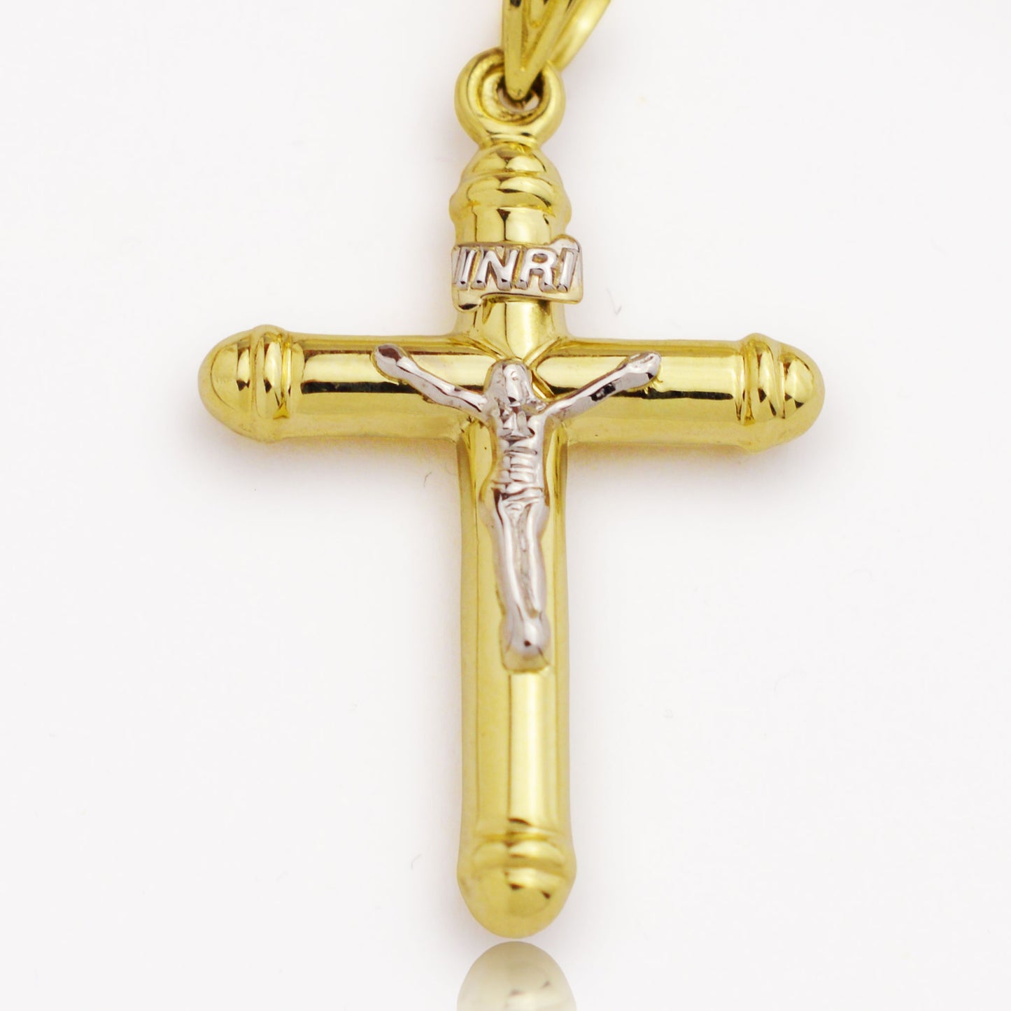 Златна висулка - Кръст (3см)