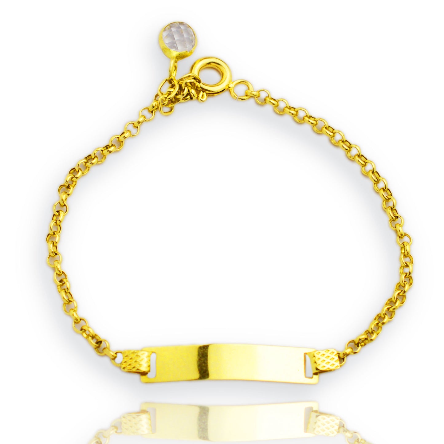 Gold children's bracelet