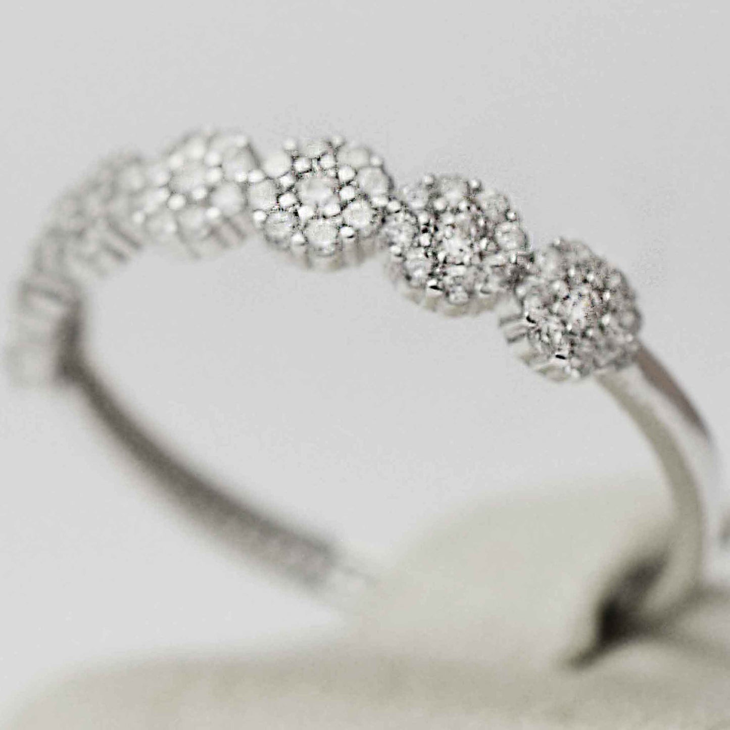 White gold ring