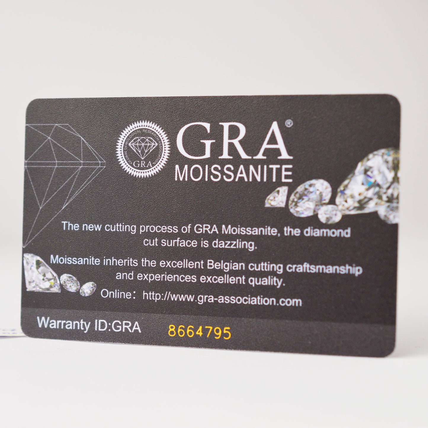 White gold ring with 1.00ct moissanite.