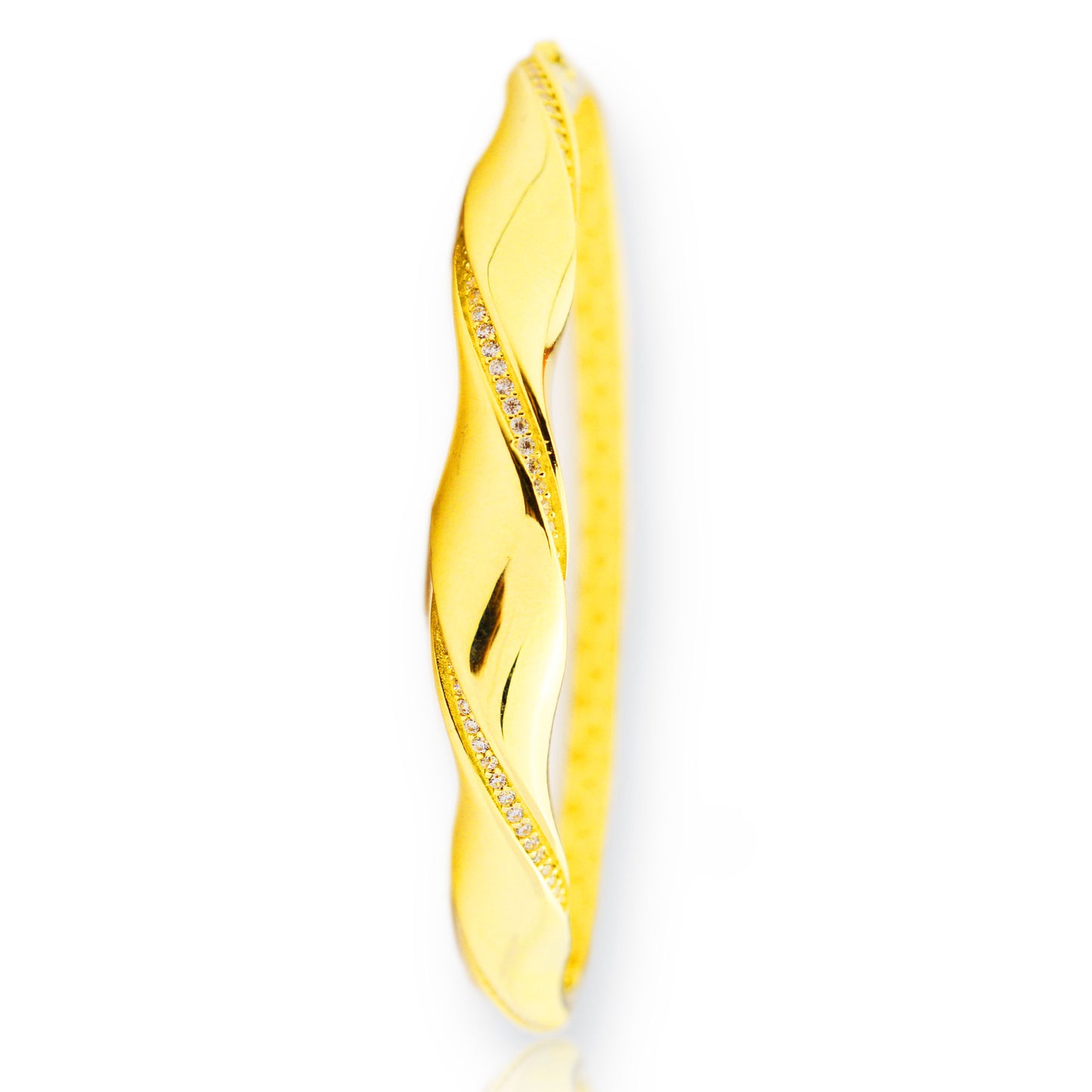 Solid gold bracelet