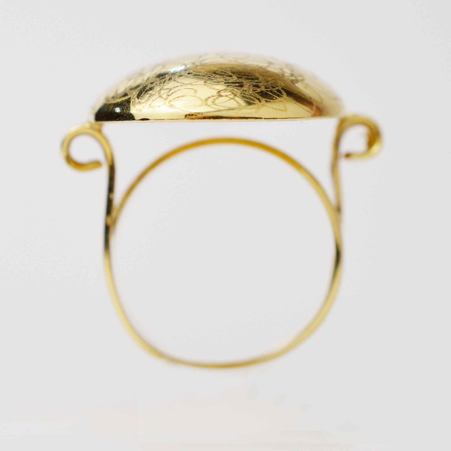 Solid Bulgarian yellow gold ring