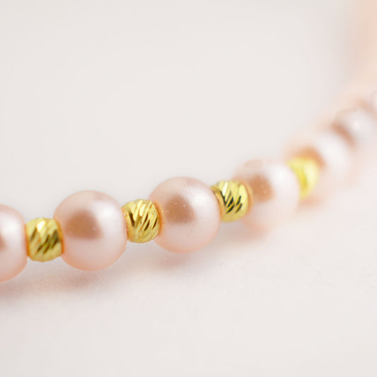 Злато на конец с перла (3mm)