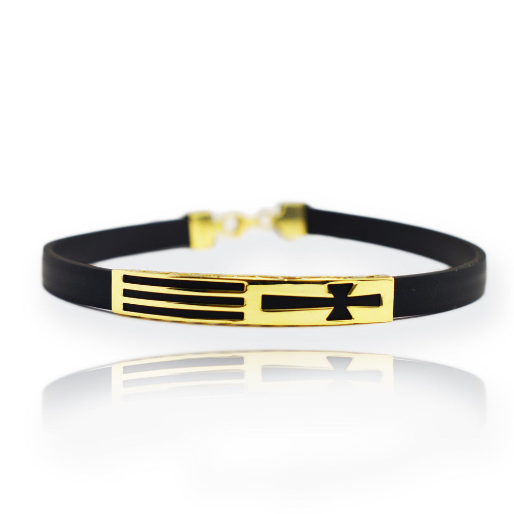 Силиконова златна гривна Yaniko Gold