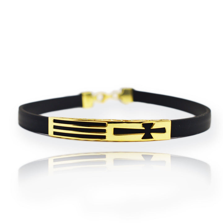 Силиконова златна гривна Yaniko Gold