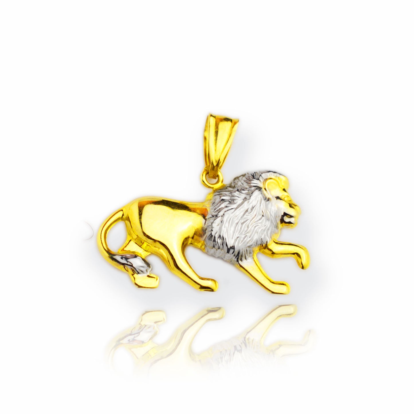 Gold pendant - Leo