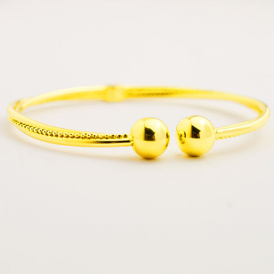 Златна твърда гривна