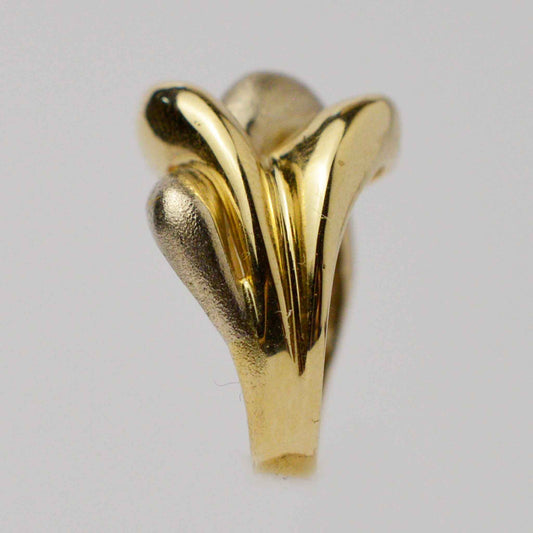 Плътен български пръстен от жълто злато Yaniko Gold