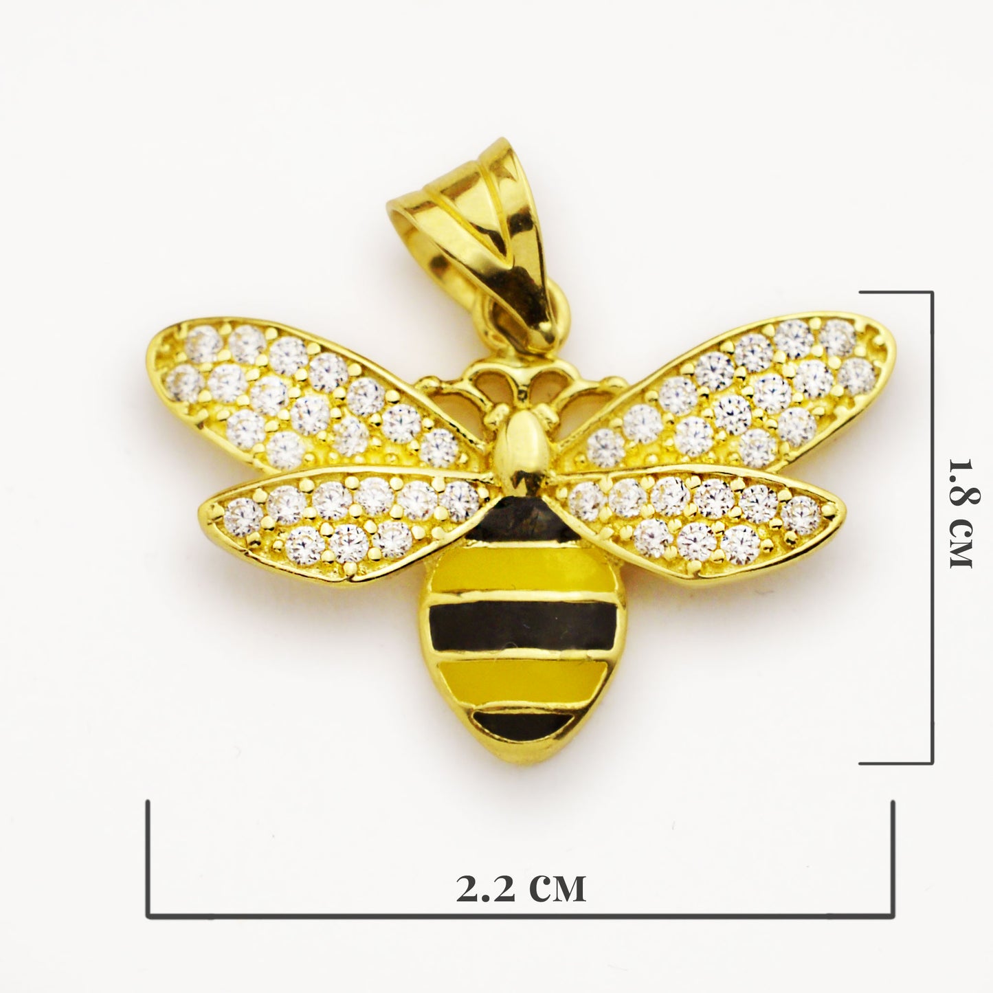 Златна висулка - Пчеличка - Yaniko Gold