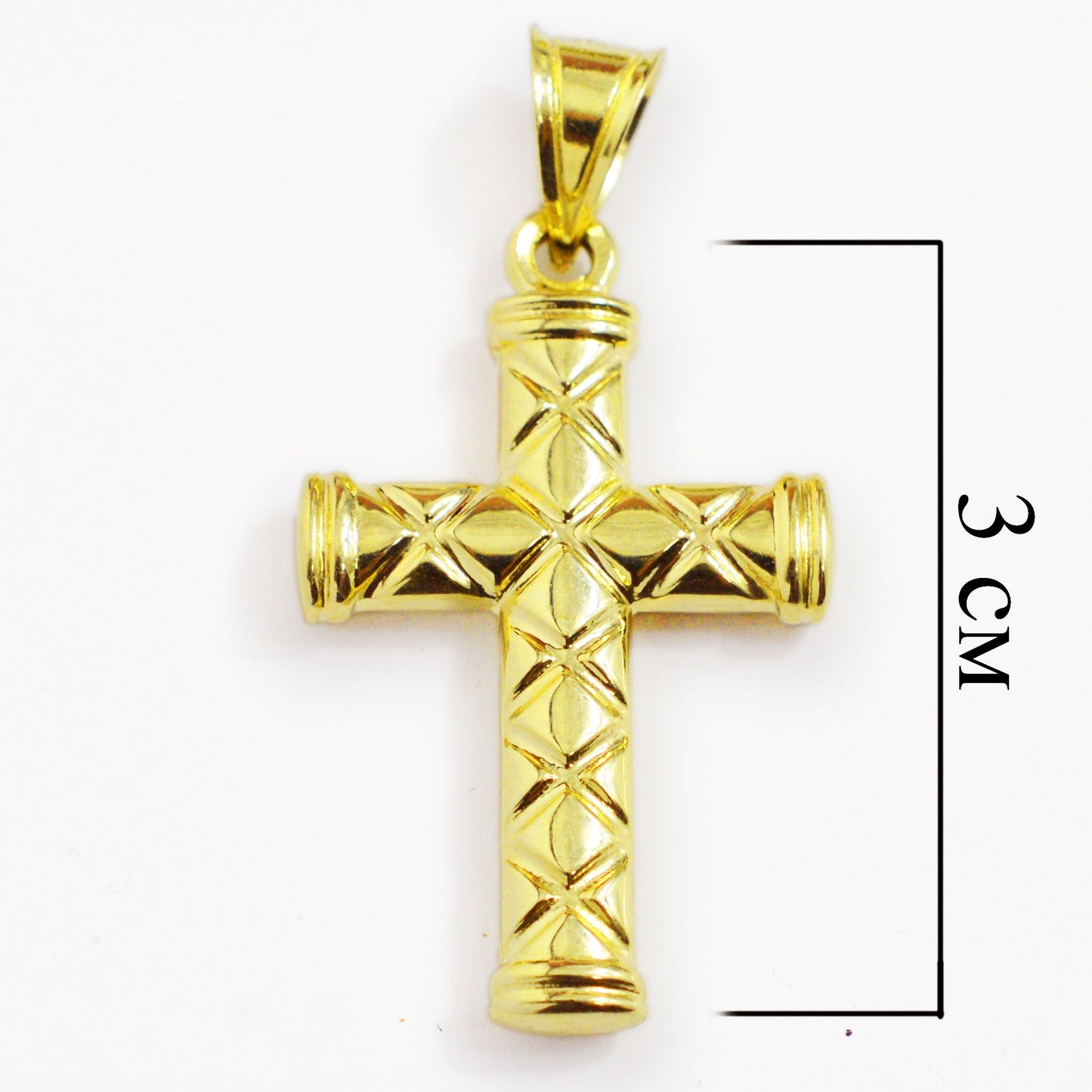 Златна висулка - Кръст (3см) Yaniko Gold