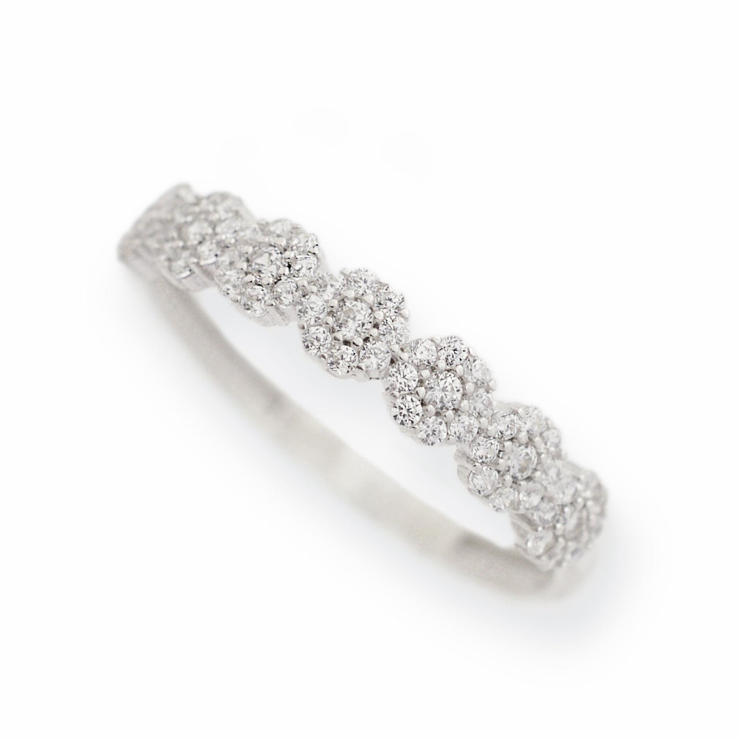 White gold ring