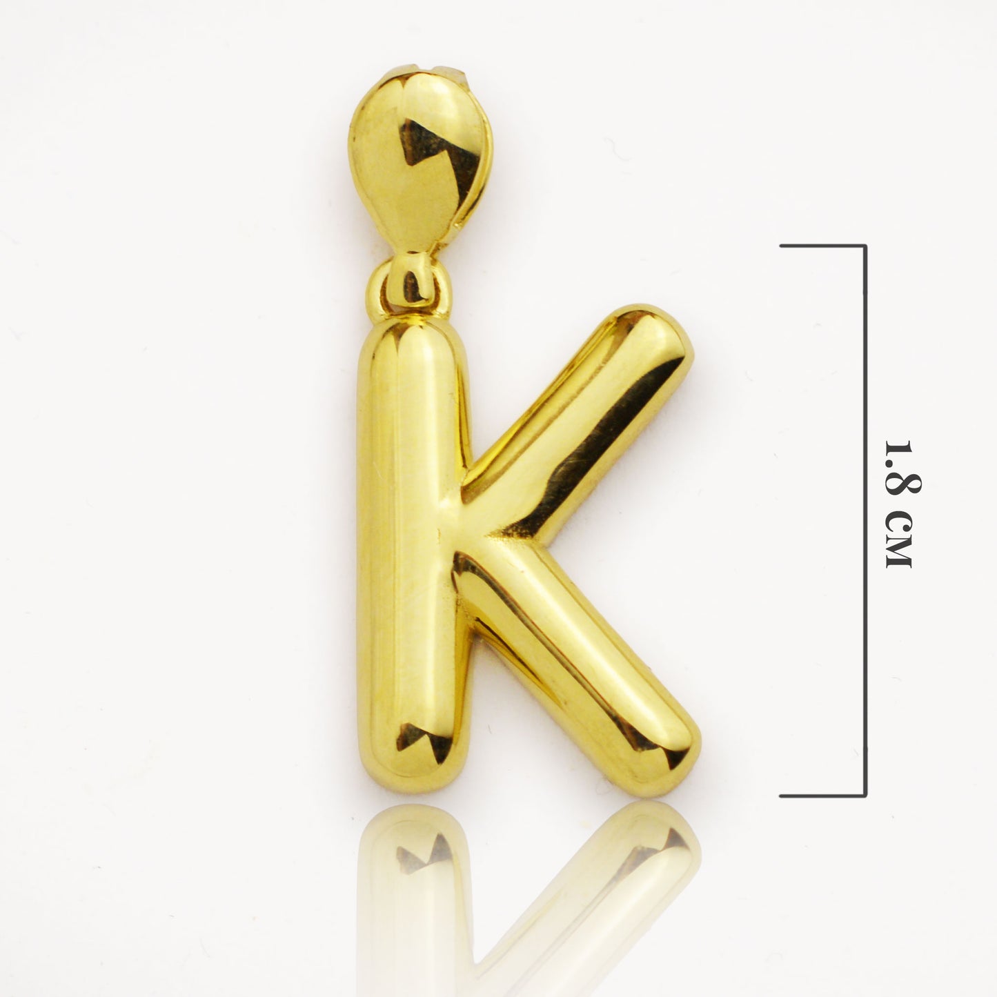 Златна висулка - Буква 'К' - Yaniko Gold