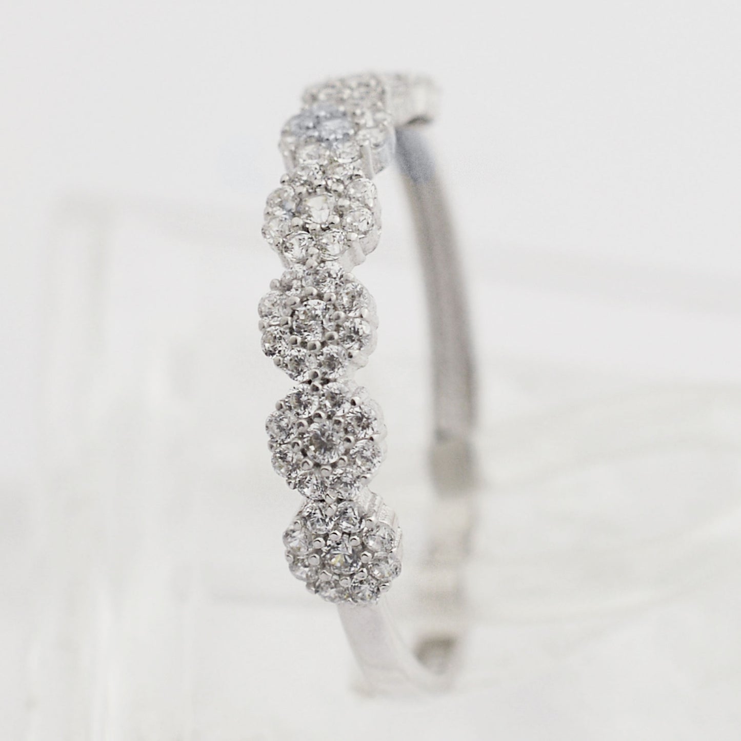 White gold ring