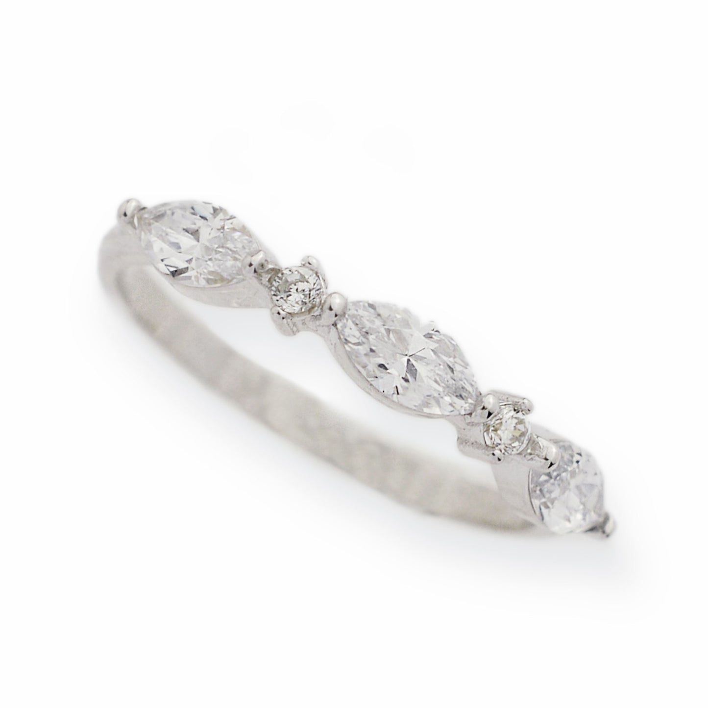 White gold ring
