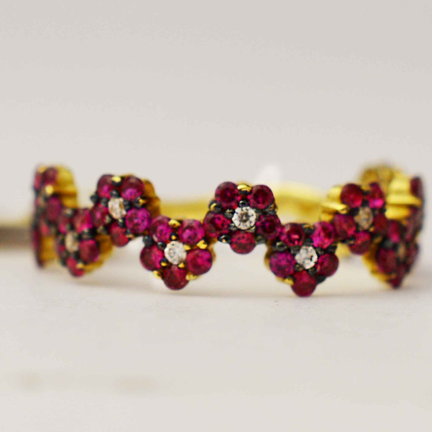 Italian gold ring - 'Fiore'