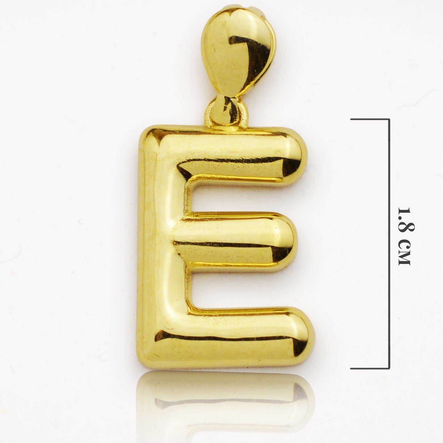 Златна висулка - Буква 'Е' - Yaniko Gold