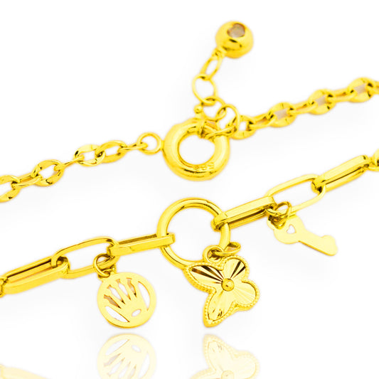 Златна гривна от жълто злато Yaniko Gold