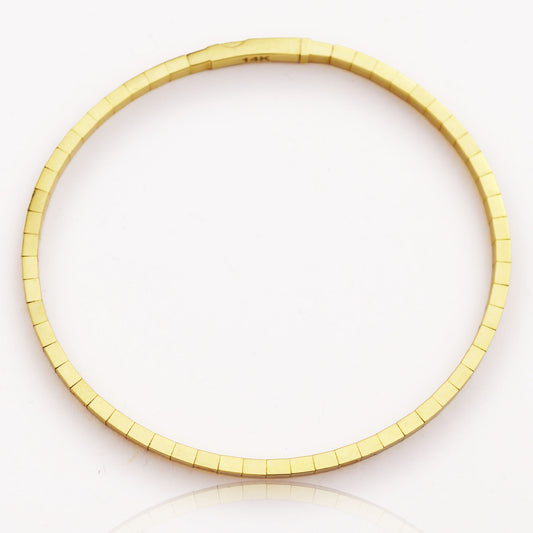 Златна твърда гривна - Отвертка