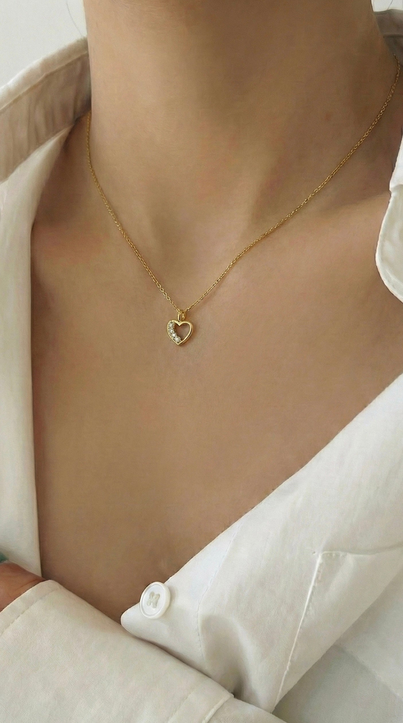 Златно колие - Сърце - Yaniko Gold