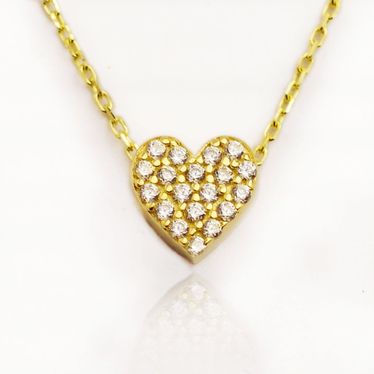 Gold Necklace - Heart