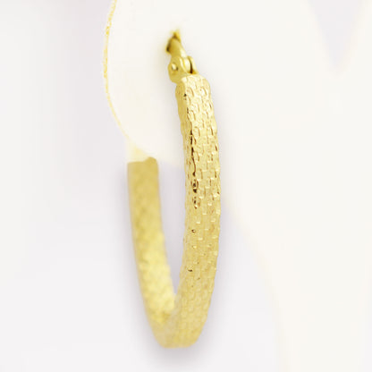 ЗЛатни обици халки (2.8см)