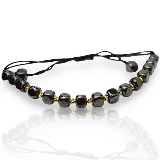 Злато на черен конец с хематит - Yaniko Gold