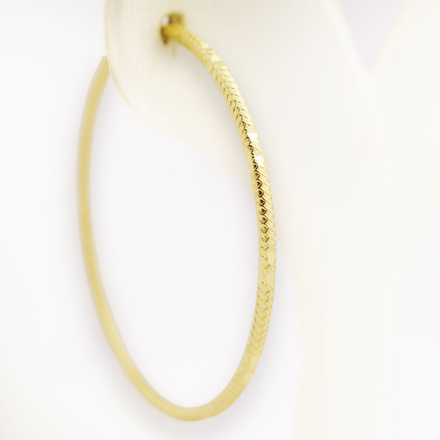 ЗЛатни обици халки (3.5см)