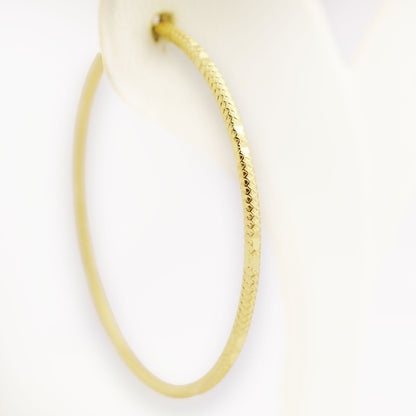 ЗЛатни обици халки (3.5см)