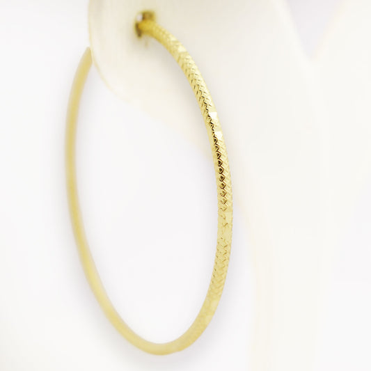 ЗЛатни обици халки (3.5см)