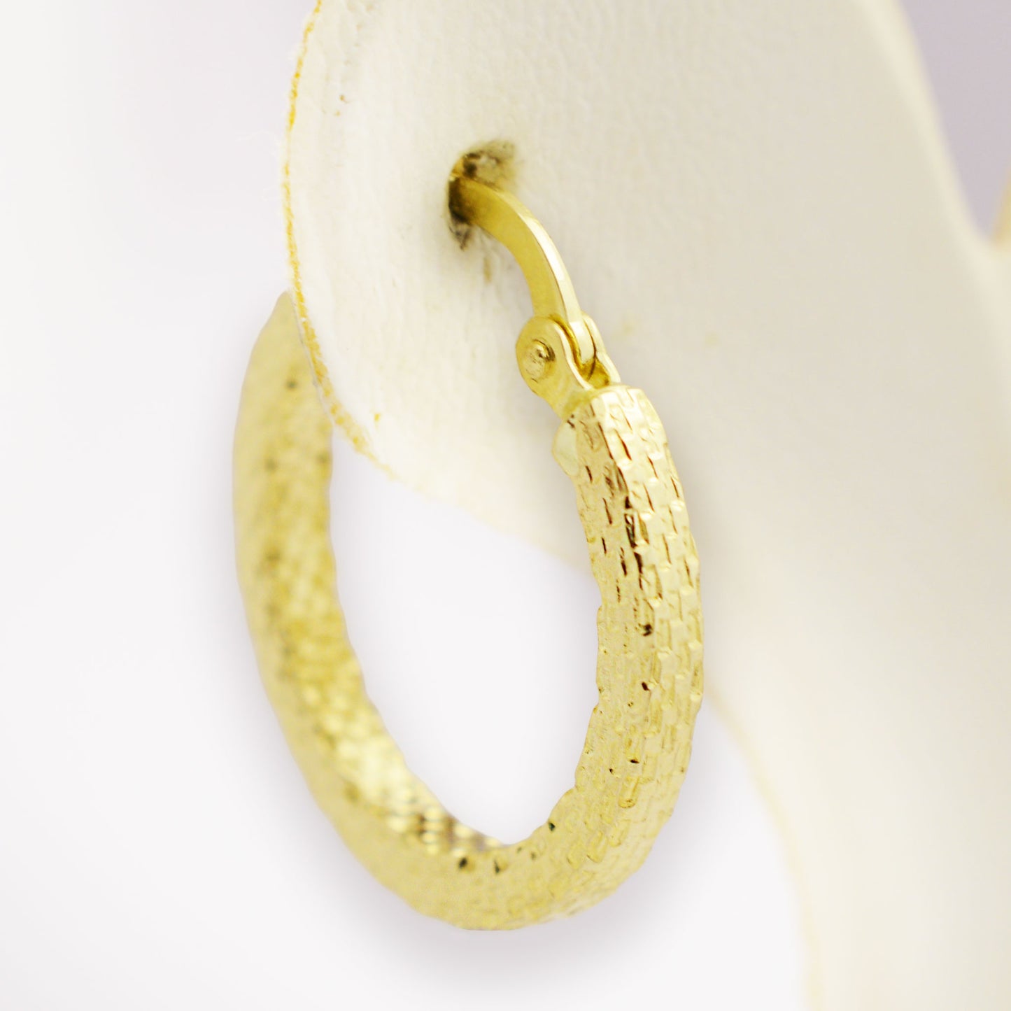 ЗЛатни обици халки (2.1см)