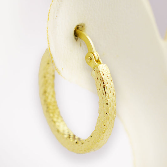 ЗЛатни обици халки (2.1см)