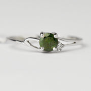 Пръстен от бяло злато и диаманти 0.30ct Yaniko Gold
