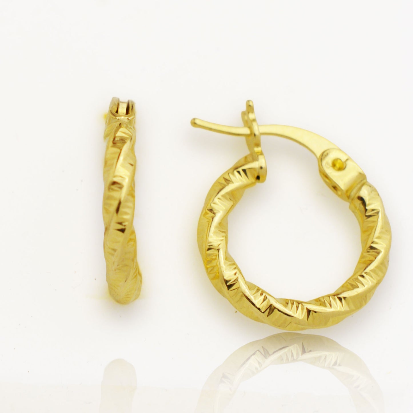 Златни малки обици (1.4см)