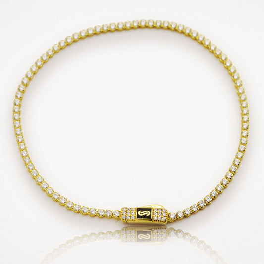 Златна тенис гривна - Monaco - Yaniko Gold