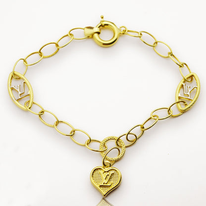 Златна олекотена гривна - Yaniko Gold