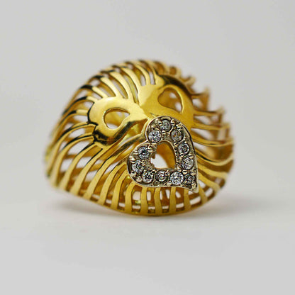 Български пръстен от жълто злато