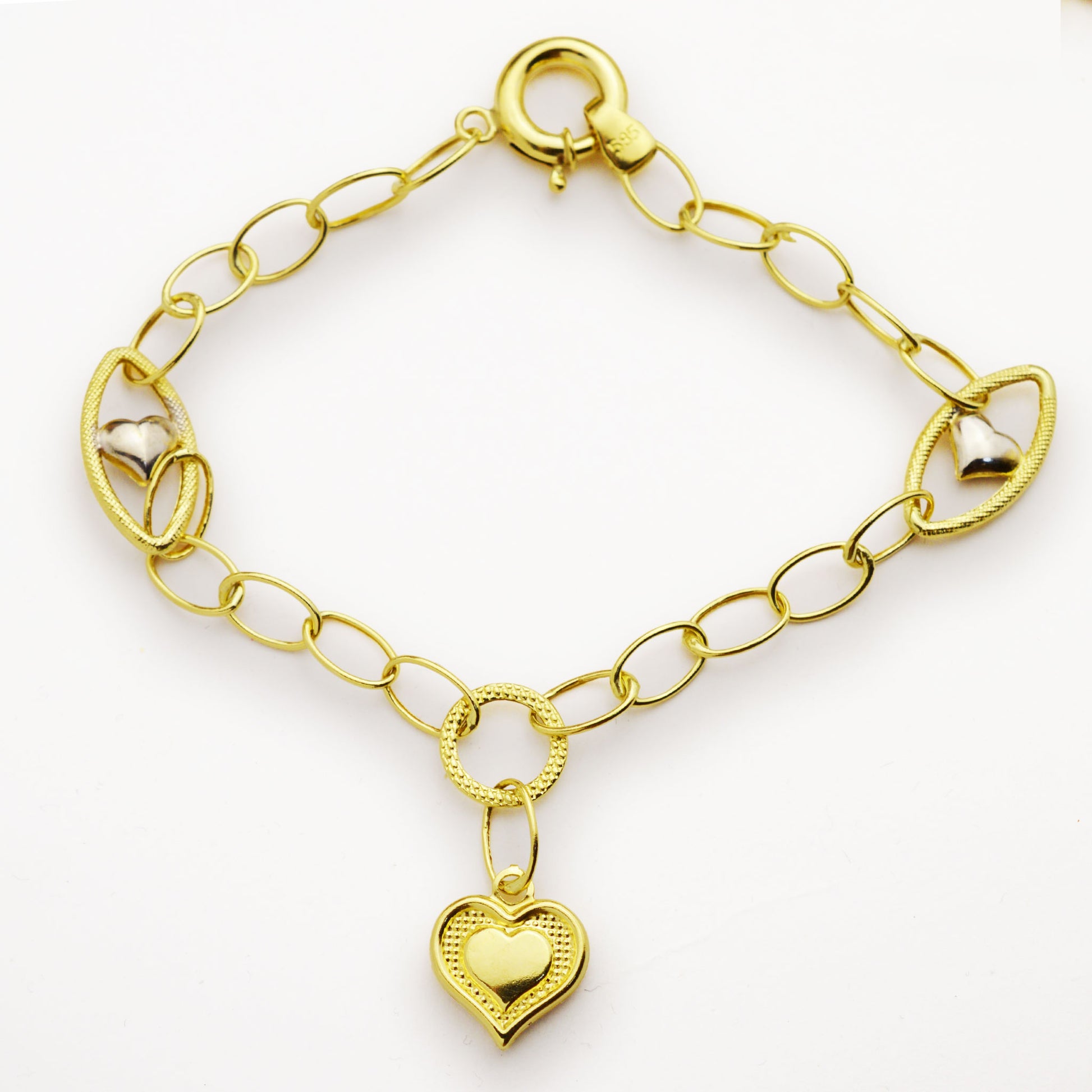 Златна олекотена гривна - Yaniko Gold