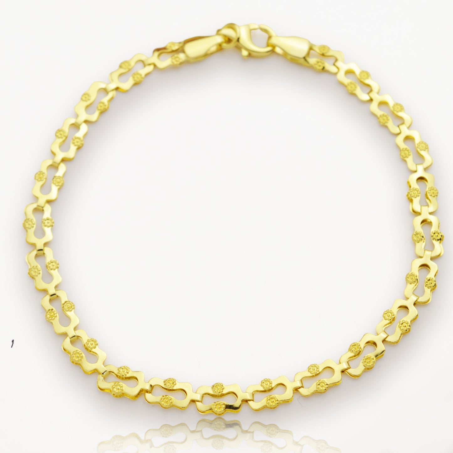 Златна сякана гривна - Yaniko Gold