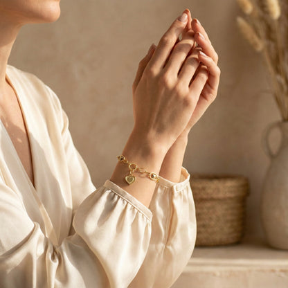 Златна олекотена гривна - Yaniko Gold