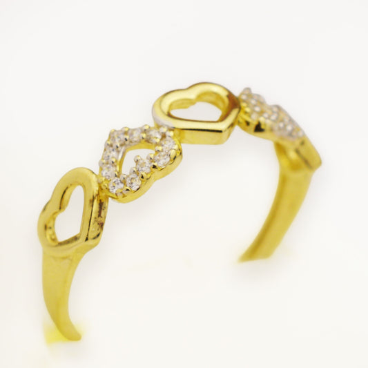 Български златен пръстен - Сърце - Yaniko Gold